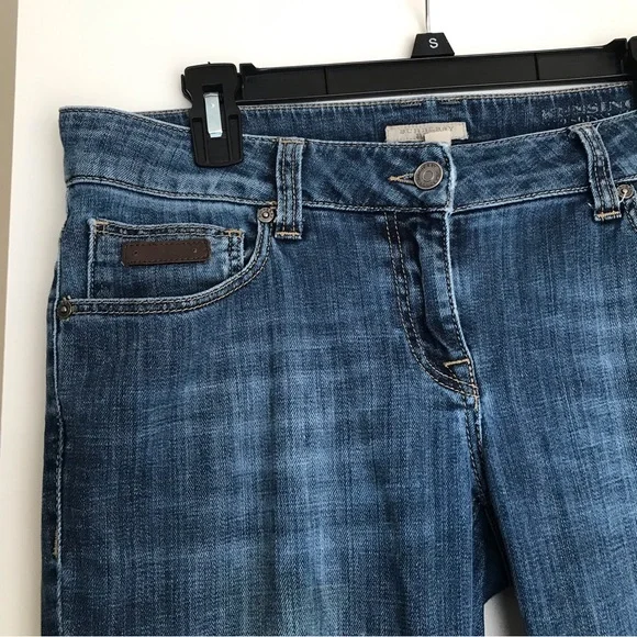 Y2K Burberry Kensington low rise tall jeans - Picture 2 of 6